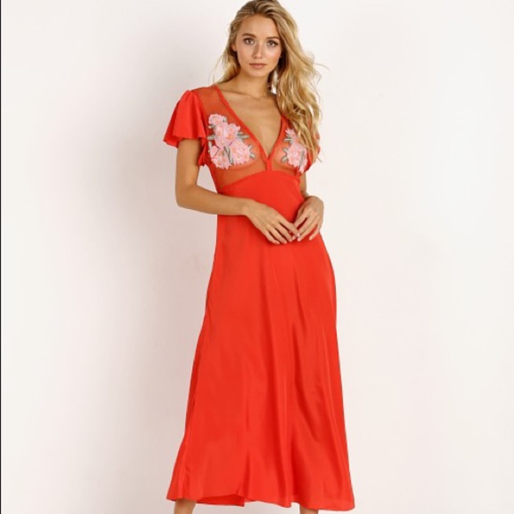 Cleobella crush midi dress